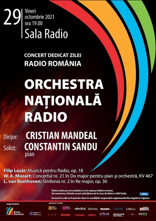 Cristian Mandeal dirijează Concertul dedicat celor 93 de ani aniversați de Radio România